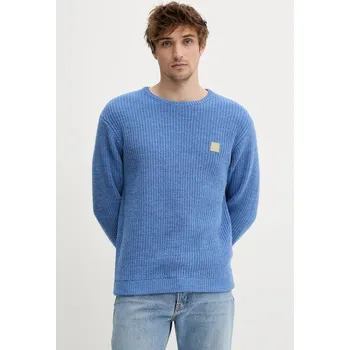 Pánský svetr Svetr z vlněné směsi American Vintage MCRA18AE25 modrá 05A, vel. S