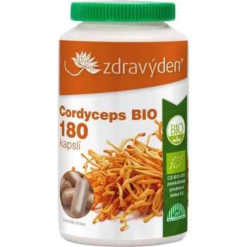 Přírodní produkt Cordyceps BIO 180 kapslí