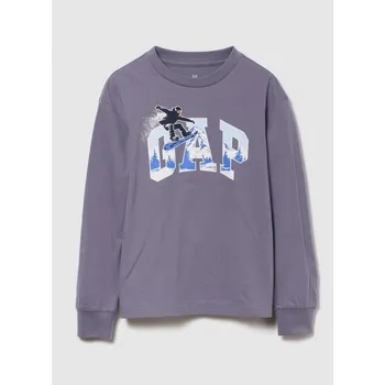 Dětská móda GAP Chlapecké Dětské tričko s logem Gap Šedá M (2966837)