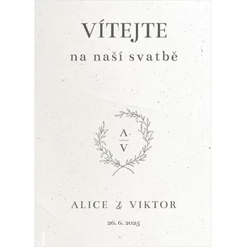 Svatební dekorace Vítací cedule 345