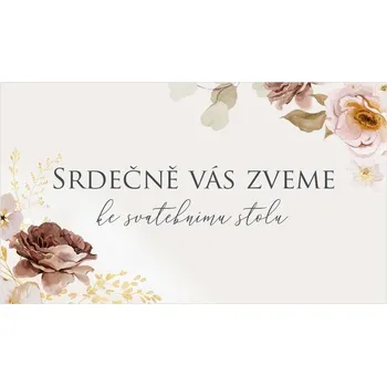 Svatební dekorace Pozvánka ke stolu 277