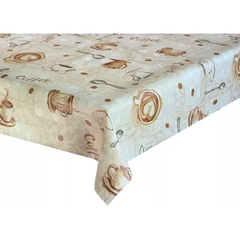 ubrus Cerata na Metry Ubrus Ceratový na míru Béžová Káva 400x140 cm