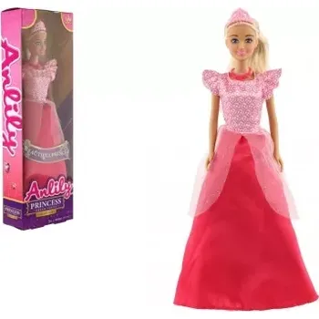 Panenka Teddies princezna Anlily plast 28cm červená
