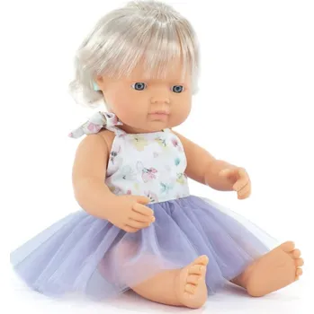 Panenka MINILAND Panenka holčička Evropanka 38 cm s kochleárním implantátem My Friend