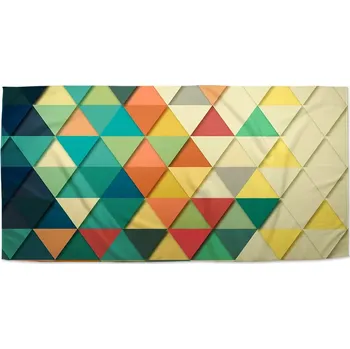 Osuška Sablio Ručník Trojúhelníky - 50x100 cm