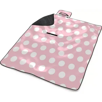 deka Sablio Plážová deka Bílé tečky: 200x140 cm