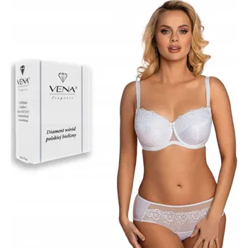 Podprsenka Vyztužená podprsenka Full Vb-442 Vena Bílá 75F
