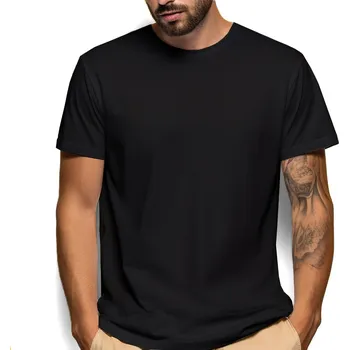 Pánské tričko Tričko černé BASIC CLASSIC prodyšné 100% bavlna gramáž 170