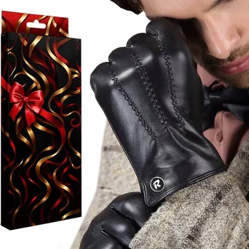 Rukavice Pětiprsté rukavice Reverse z pravé kůže, velikost M - muž