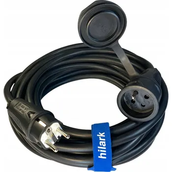 elektrický kabel Odolný prodlužovací kabel NSHTOU-J 3x2,5 pro důlní, průmyslové, komínové a přístavní použití, 1 m