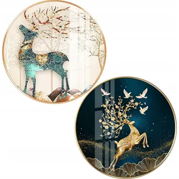 Obraz DIAMANTOVÁ VÝŠIVKA Dryptik 50x50 Diamond Painting Mozaika Diamantová Příroda XL