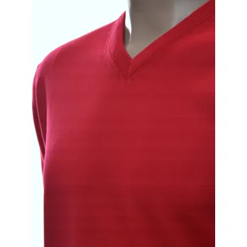 Dámské spodní prádlo Giovane Ricco svetr czerwony 233 červený s výstřihem do V, velikost M