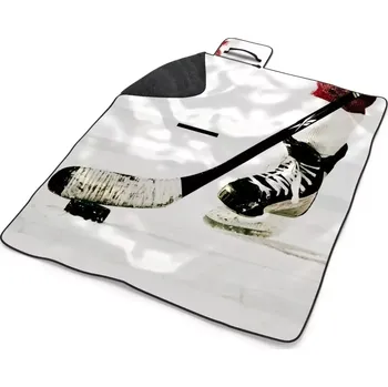 deka Sablio Plážová deka Lední hokej: 200x140 cm