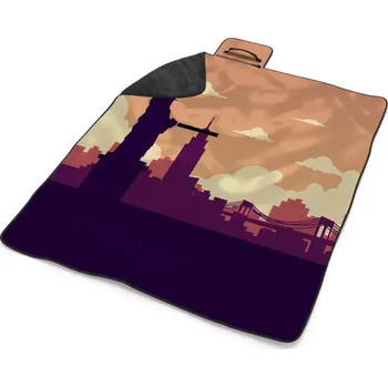 deka Sablio Plážová deka New York Socha svobody Art: 200x140 cm