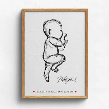 Plakát Plakát Narození miminka 1