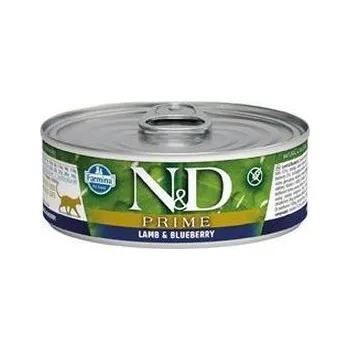 Krmivo pro kočku N&D CAT PRIME Adult Lamb & Blueberry 70g