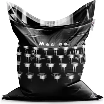 Sedací pytel Sablio Sedací vak Psací stroj - 200x140 cm