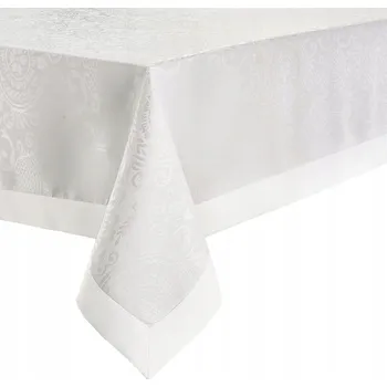 ubrus VILLA ITALIA Ubrus bílý 140 x 240 cm žakárový INGRID