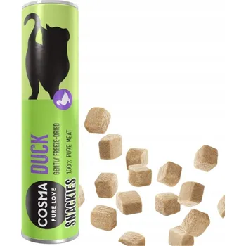 Pamlsek pro kočku Cosma snackies Kachna 21g pamlsek lyofilizovaný