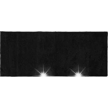 Koberec Kobereček z mikrovlákna 50x120 cm černý