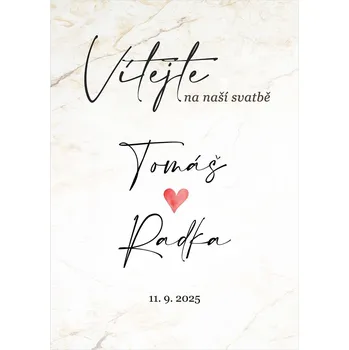 Svatební dekorace Vítací cedule 254