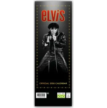 Kalendář Elvis 2026 - Slimline-Kalender – (EN)