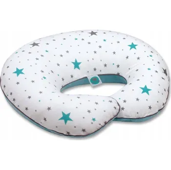 Povlak na polštářek Povlak na polštář na kojení 65 x 45 cm modrý s hvězdičkami