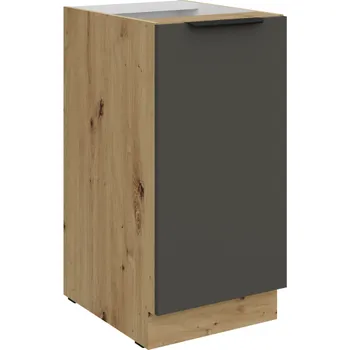 Kuchyňská skříňka 40 D 1F BB, Spodní kuchyňská skříňka Aria grafit​/artisan