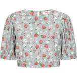 MYMO Halenka Young Fashion zelená / pastelově zelená / červená /