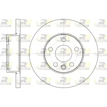 Brzdový kotouč ROADHOUSE Brzdový kotouč - 282 mm RDH 6550.00