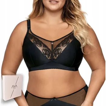 Podprsenka Ava podprsenka nevyztužená černá velikost 105C