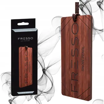 Vůně do auta FRESSO Dřevěný vonný přívěsek do auta Snow Pearl 1 kus