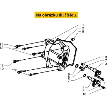 Centauro Těsnění krytu ventilů Honda 250 666B02070