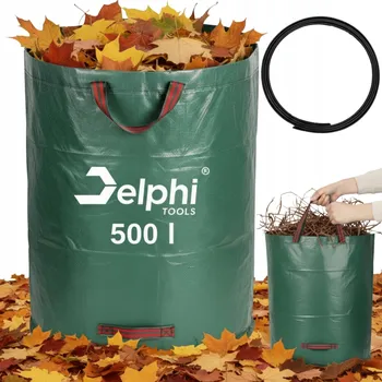 ZAHRADNÍ KOŠ / PYTEL NA LISTÍ, TRÁVU, SKLÁDACÍ KONTEJNER 500 l