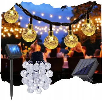 Venkovní osvětlení Girlanda GALAXIA 1000 cm solární