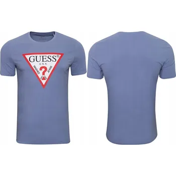 Pánské tričko GUESS TRIČKO PÁNSKÉ TRIČKO XS M2YI71 SVĚTLE MODRÁ DÁREK
