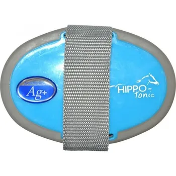 Čištění pro koně Hippo – Tonic Antimicrobien hřbílko 130 x 90 mm modré/šedé