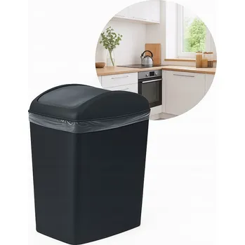 Odpadkový koš Kancelářský koš plastový Galicja 10 l šedý