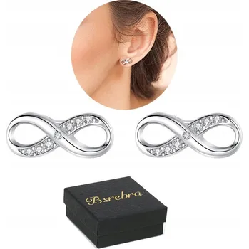 Náušnice Stříbrné Náušnice 925, dámské STŘÍBRO Náušnice s motivem jetel