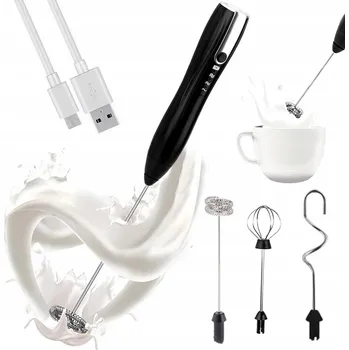 Šlehač mléka NAPĚŇOVAČ MLÉKA NA KÁVU CAPPUCCINO MINI ELEKTRICKÝ MIXÉR