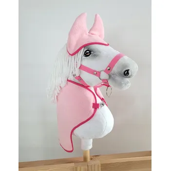 Hobby horsing Sada pro Hobby Horse A4: deka + chrániče uší - světle růžová Super Hobby Hor