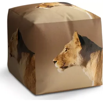 Taburet Sablio Taburet Cube Lvice 2: 40x40x40 cm