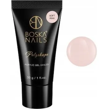 Lak na nehty Boska Nails Akrylożel PolyShape Stavební gel na nehty Soft Pink 30g