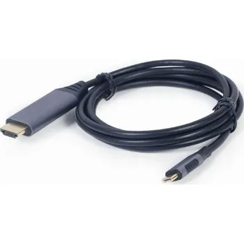 Video kabel Gembird Kabel USB-C na HDMI šedý 1,8 m