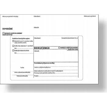 Obálka Obálka B6 (125 x 176 mm) bílá