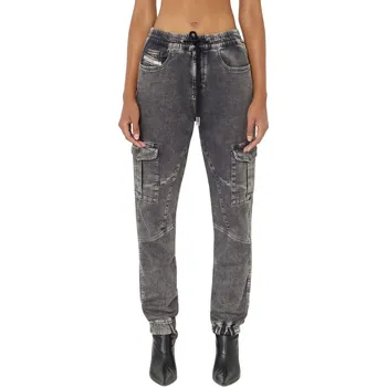 Dámské džíny DŽÍNY DIESEL D-URSY-NE SWEAT JEANS BLACK