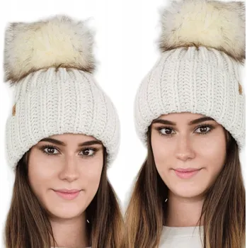 Čepice Kamea zimní čepice beanie bílá, univerzální velikost