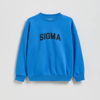 Chlapecká mikina Reserved - Mikina s potiskem - modrá - 769IK-55X - 769IK-55X-152