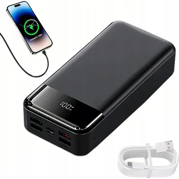 Powerbanka Powerbank 50000 mAh černá, 5 portů, nabíjení dvou zařízení současně