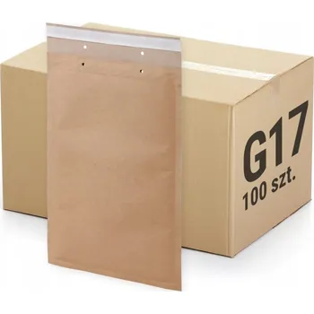 Obálka Bublinková obálka G17 hnědá 100 ks